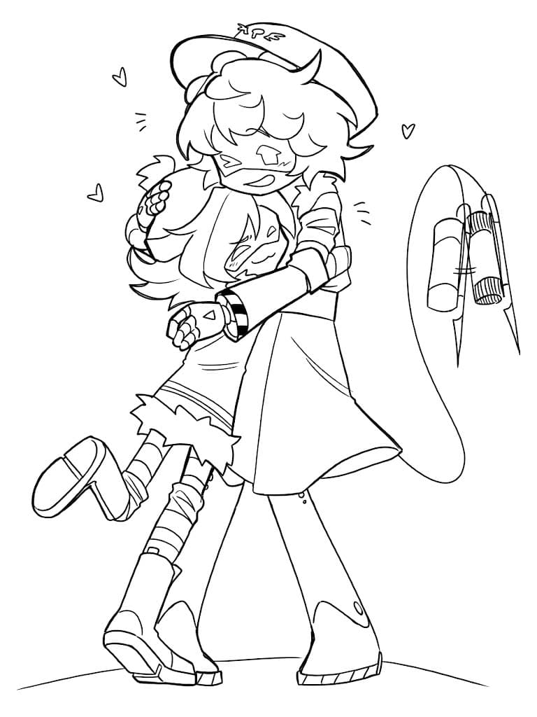 Murder Drones temel Boyama Sayfası