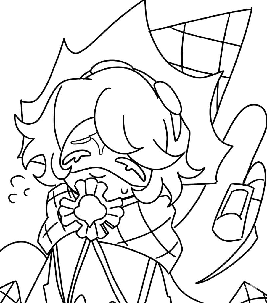 Murder Drones ücretsiz yazdırılabilir Boyama Sayfası