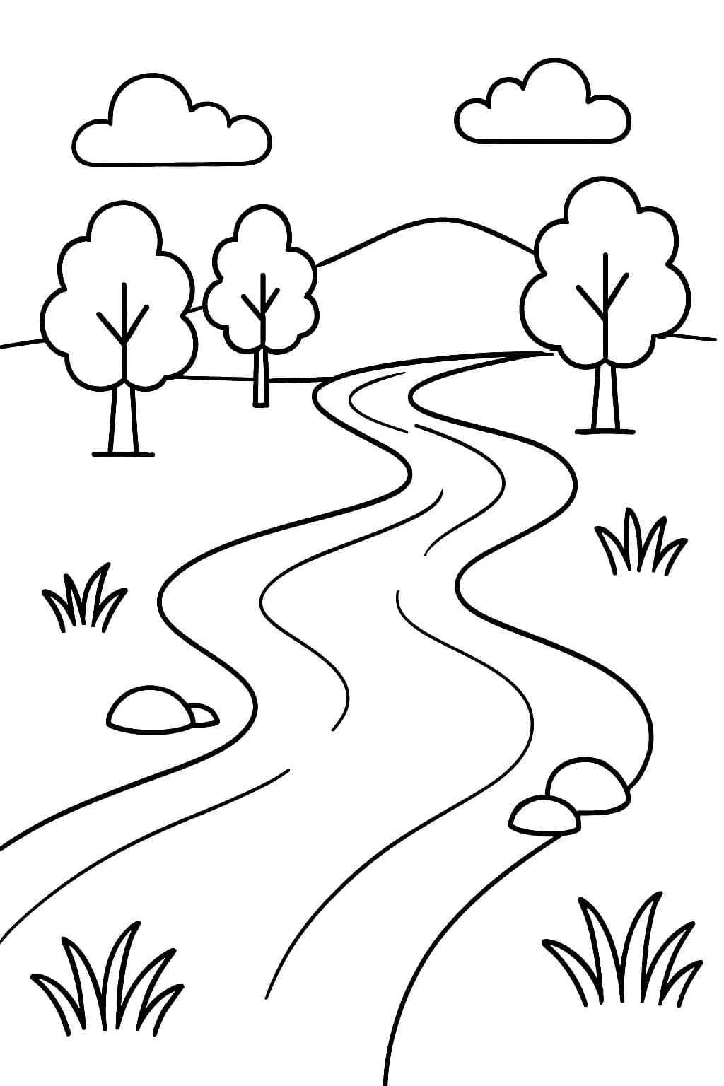 Nehir 6 Boyama Sayfası