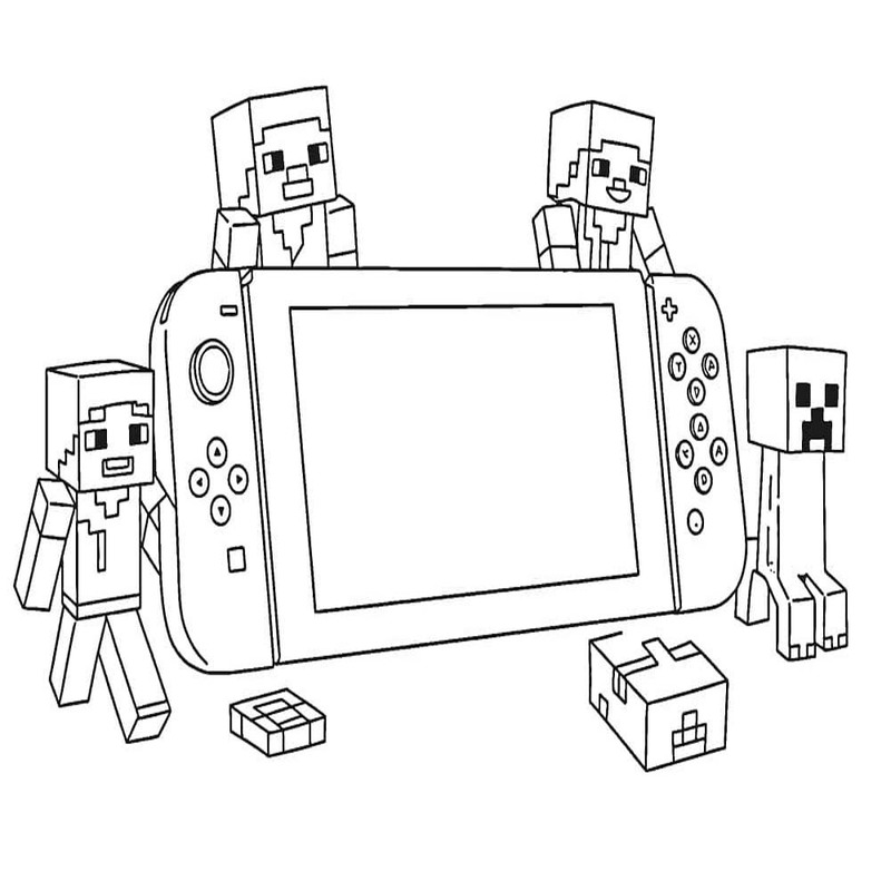 Nintendo Switch Çizim Boyama Sayfası