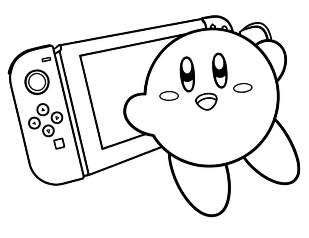 Nintendo Switch resim Boyama Sayfası