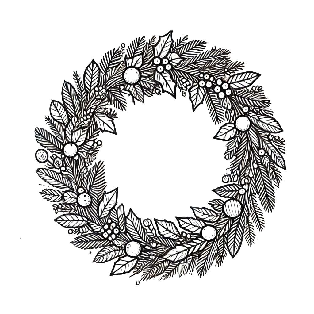 Noel Çelengi 2 Boyama Sayfası