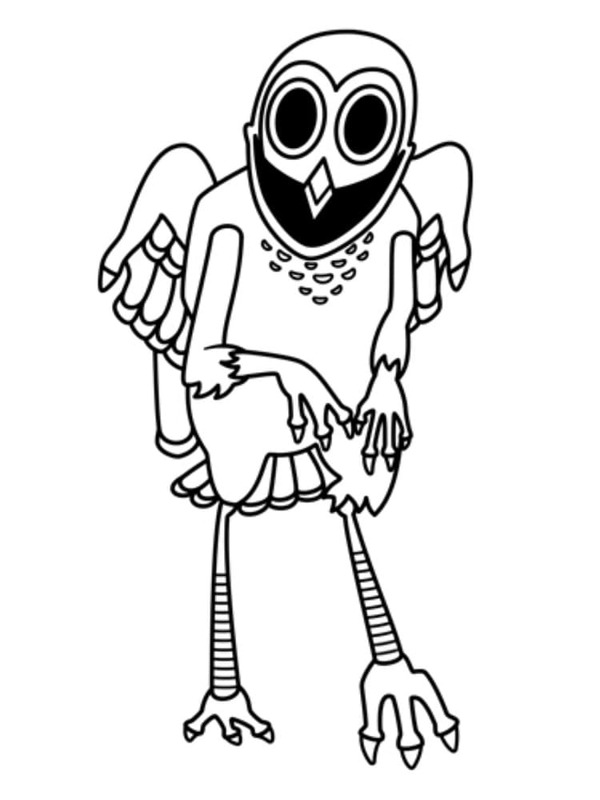 Ormanda 99 gece temel Boyama Sayfası