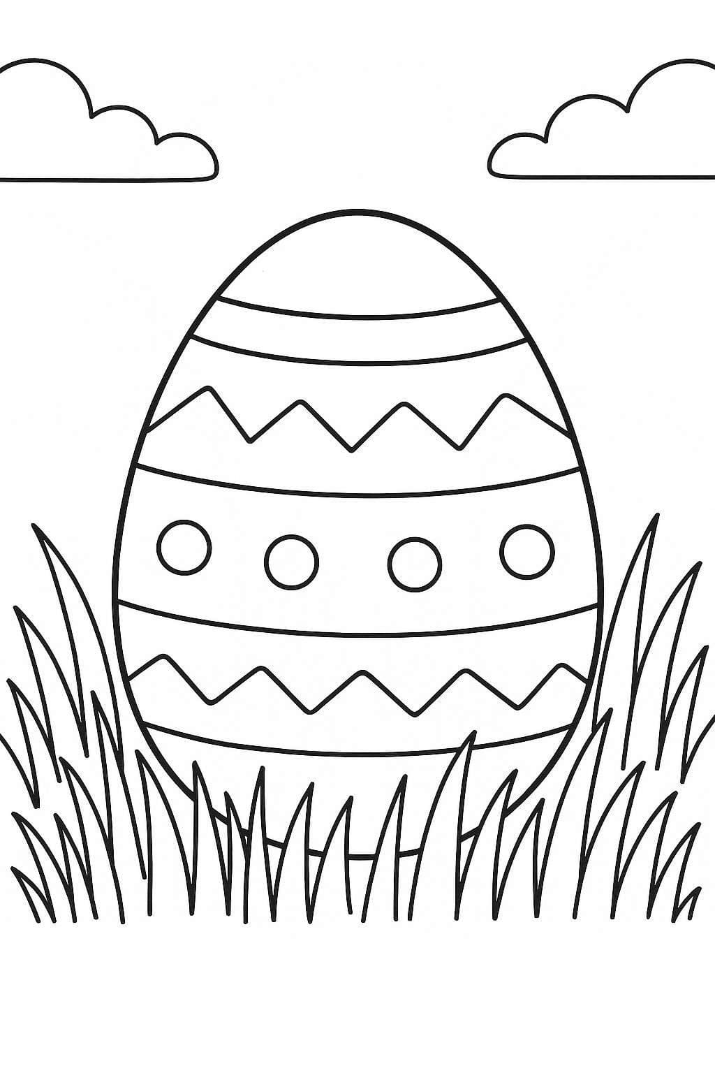 Paskalya Yumurtası çocuklar için Yazdırılabilir