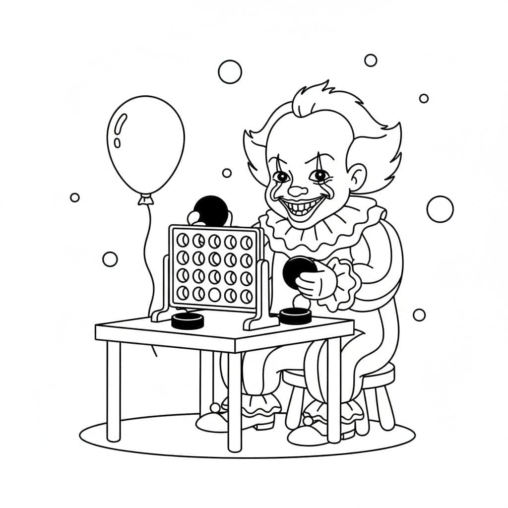 Pennywise Ücretsiz Boyama Sayfası