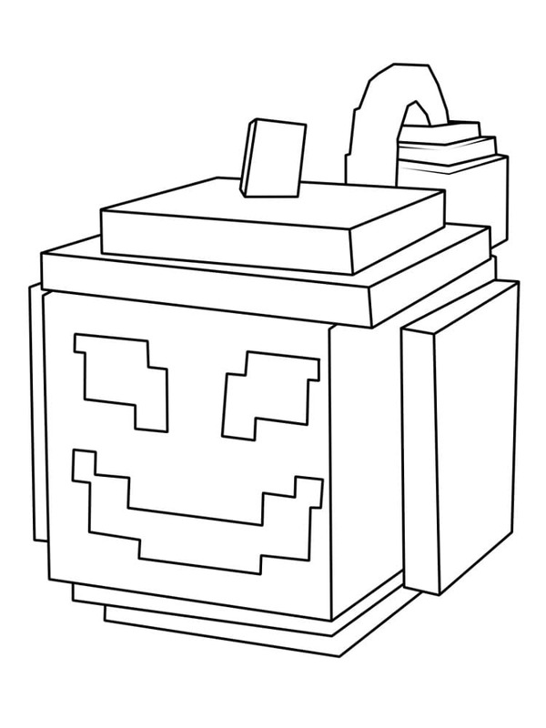 Plants vs Brainrots yazdırılabilir Çiz Boyama Sayfası