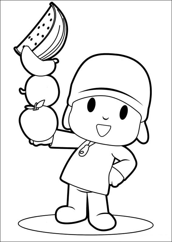 Pocoyo Holding Fruit