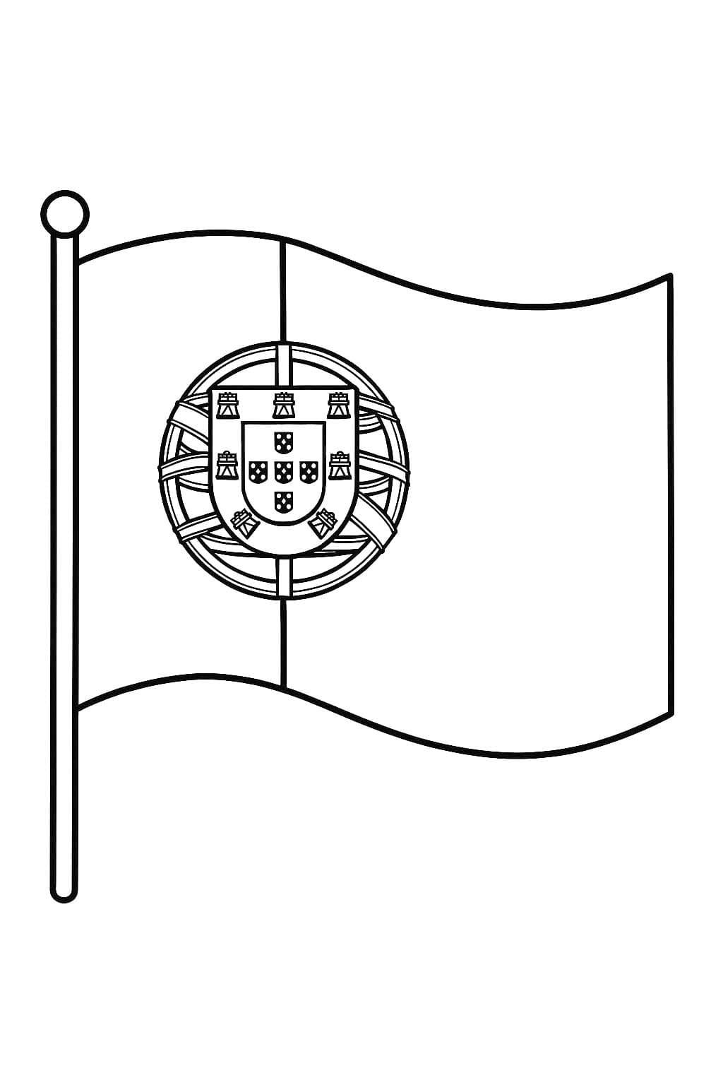 Portekiz 5 Boyama Sayfası