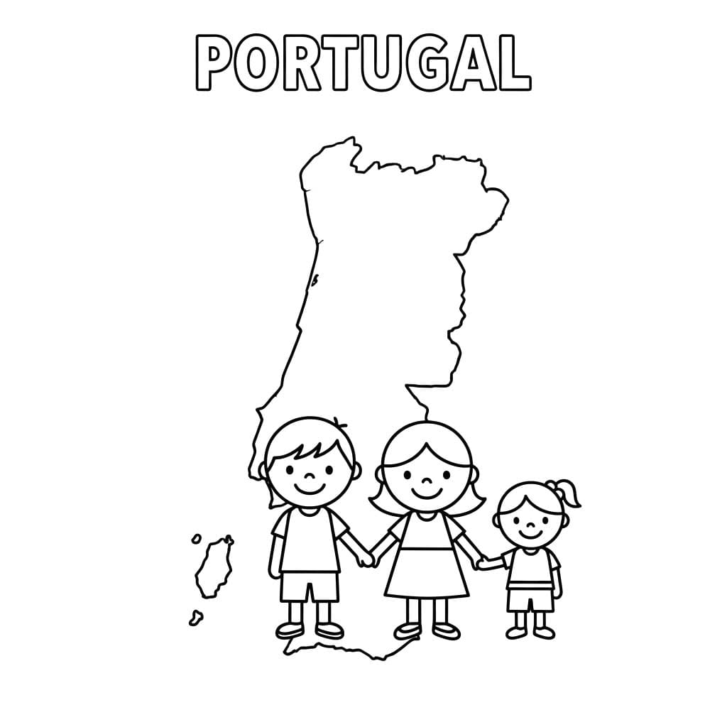 Portekiz 8 Boyama Sayfası