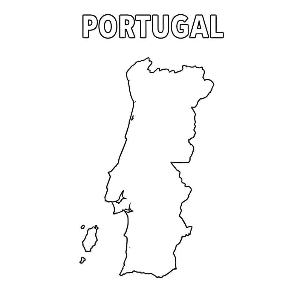 Portekiz Ücretsiz yazdırılabilir Boyama Sayfası