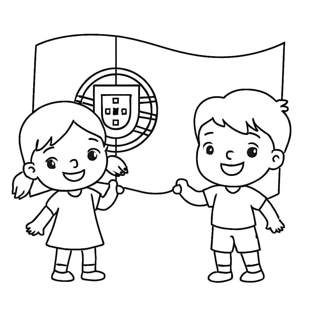 Portekiz yazdırılabilir Boyama Sayfası