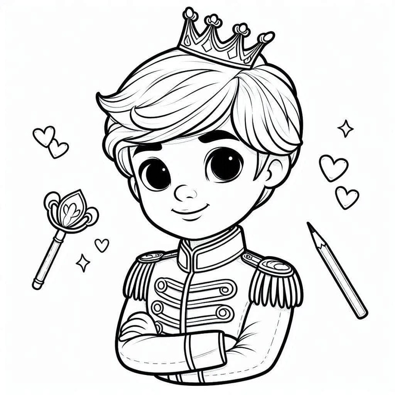 Prens Görüntü Boyama Sayfası