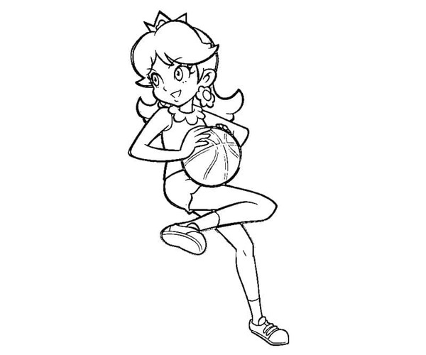 Prenses Daisy 3 Boyama Sayfası