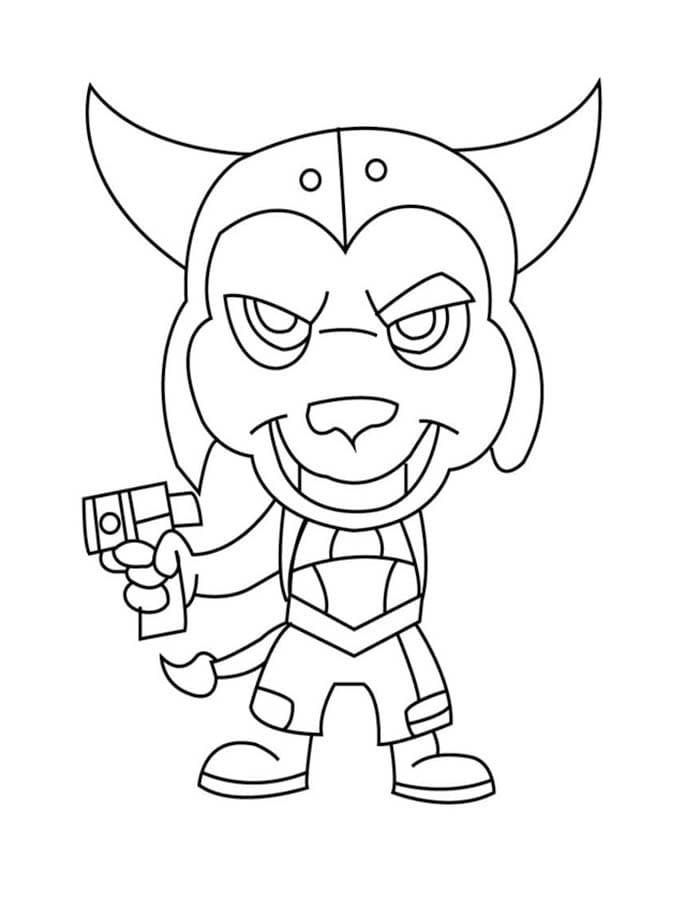 Ratchet ve Clank Basit Boyama Sayfası