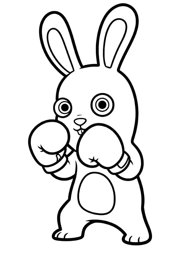 Raving Rabbids çizim Boyama Sayfası