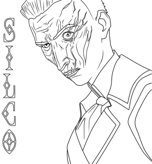 Resim Arcane Boyama Sayfası