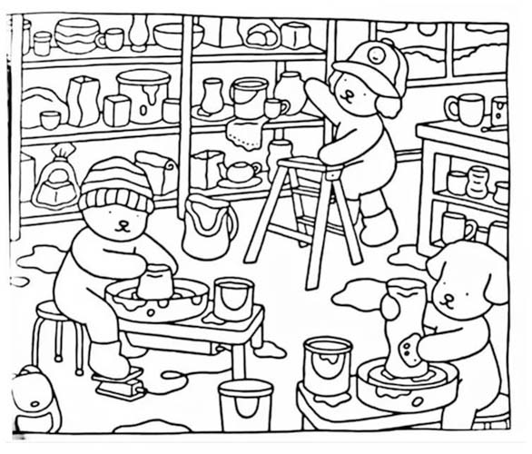 Resim Bobbie Goods yazdırılabilir Boyama Sayfası