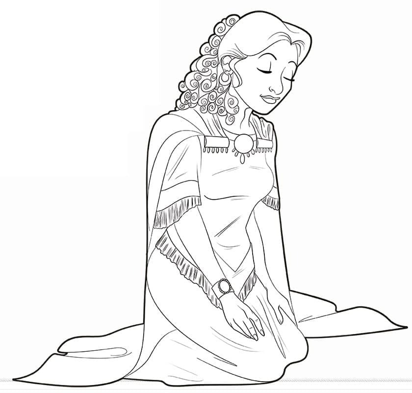 Resim Ester Boyama Sayfası