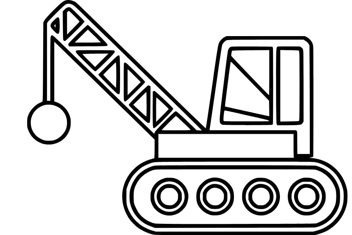 Resim Vinç ücretsiz yazdırılabilir Boyama Sayfası