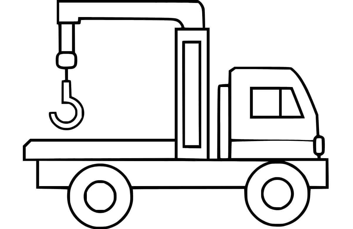 Resim Vinç ücretsiz Boyama Sayfası