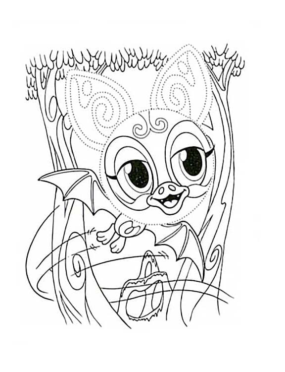 Resim Zoobles yazdırılabilir Boyama Sayfası