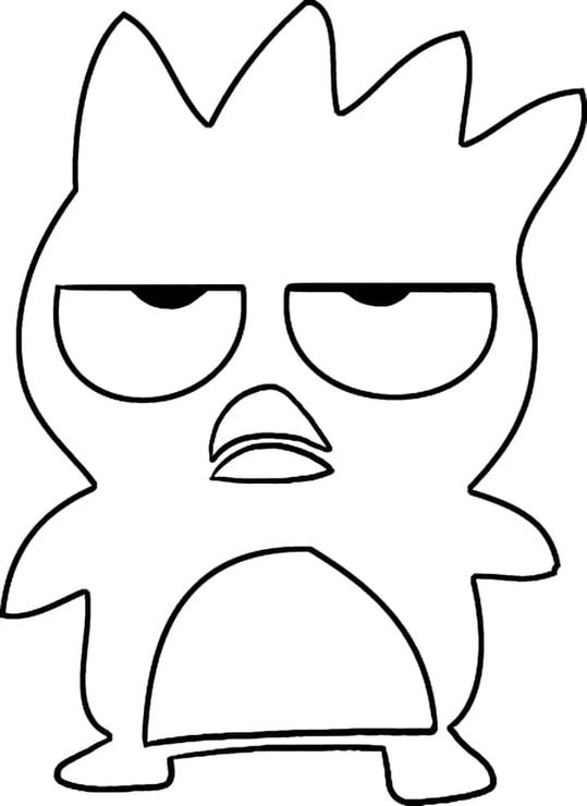 Resmini Badtz-Maru Boyama Sayfası