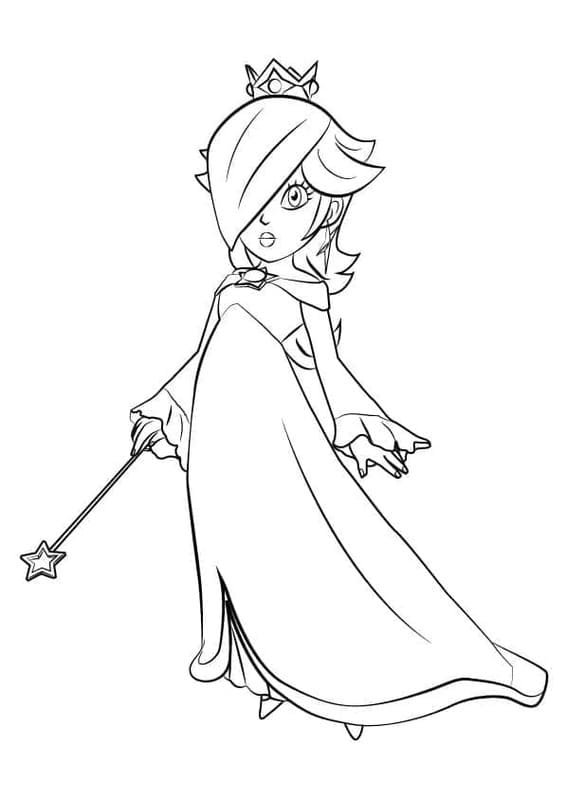 Rosalina Ücretsiz Yazdırılabilir Boyama Sayfası