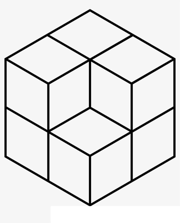 Rubik çocuklar için ücretsiz yazdırılabilir Boyama Sayfası