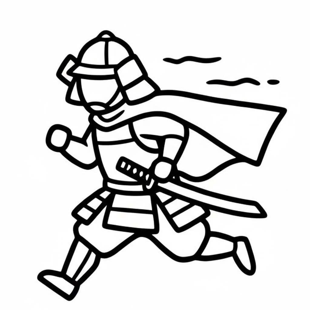 Samuray 5 Boyama Sayfası