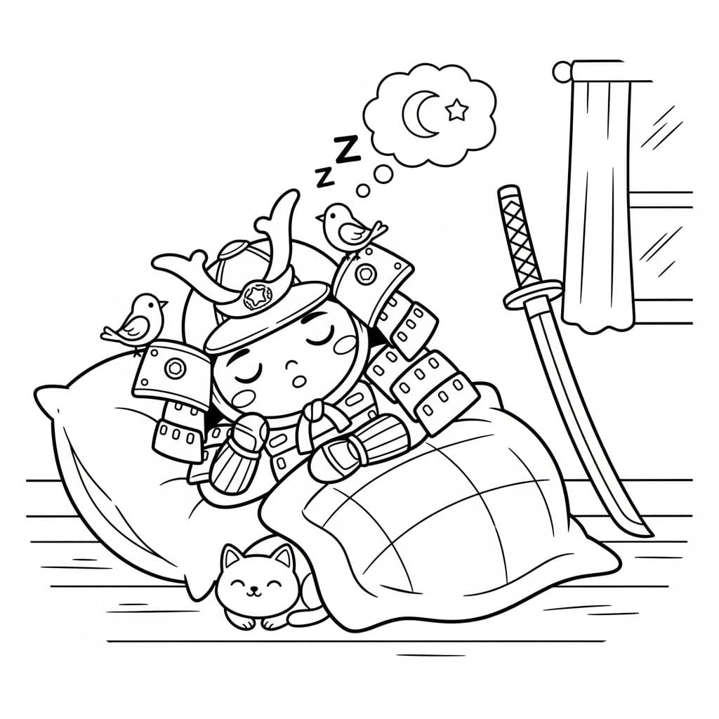 Samuray 7 Boyama Sayfası