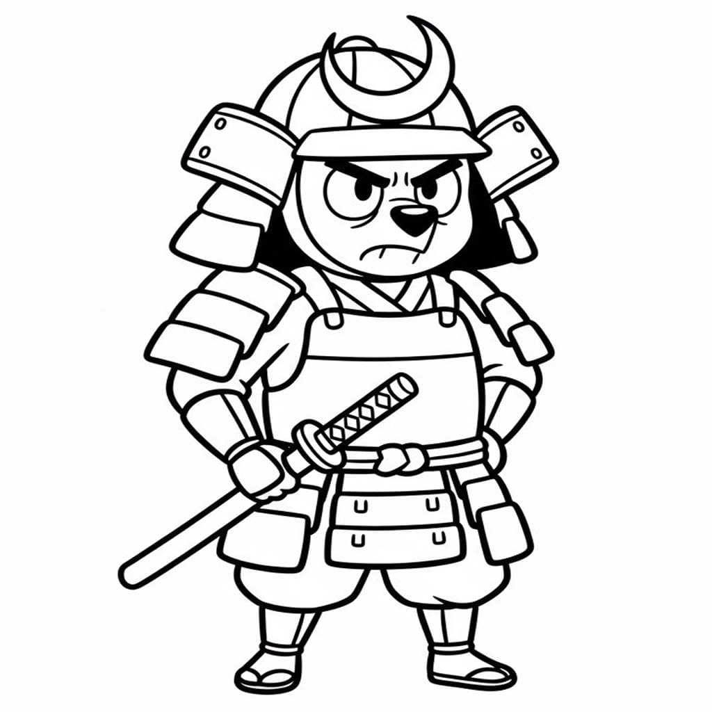 Samuray 8 Boyama Sayfası