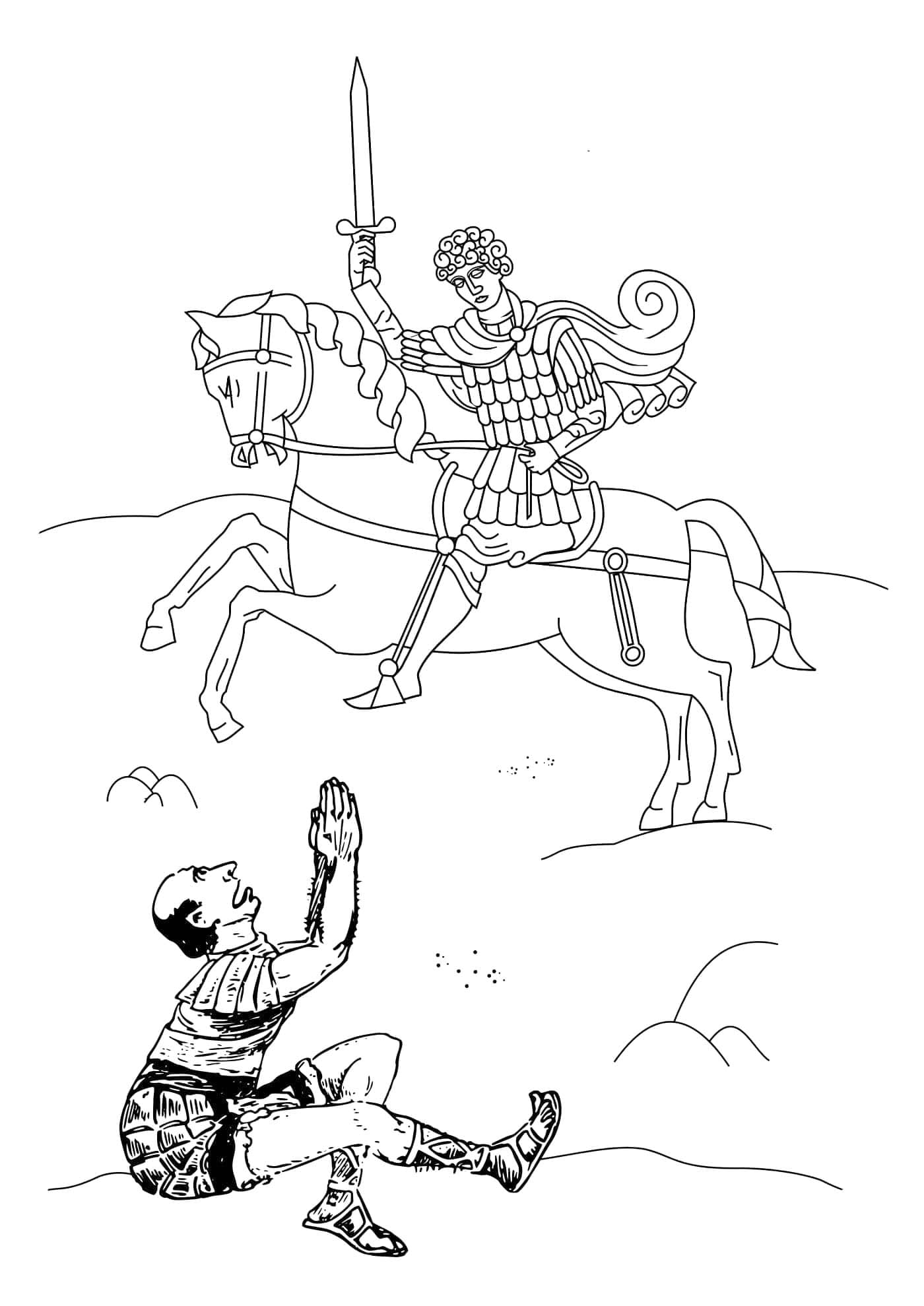 San Martino'yu basit çiz Boyama Sayfası