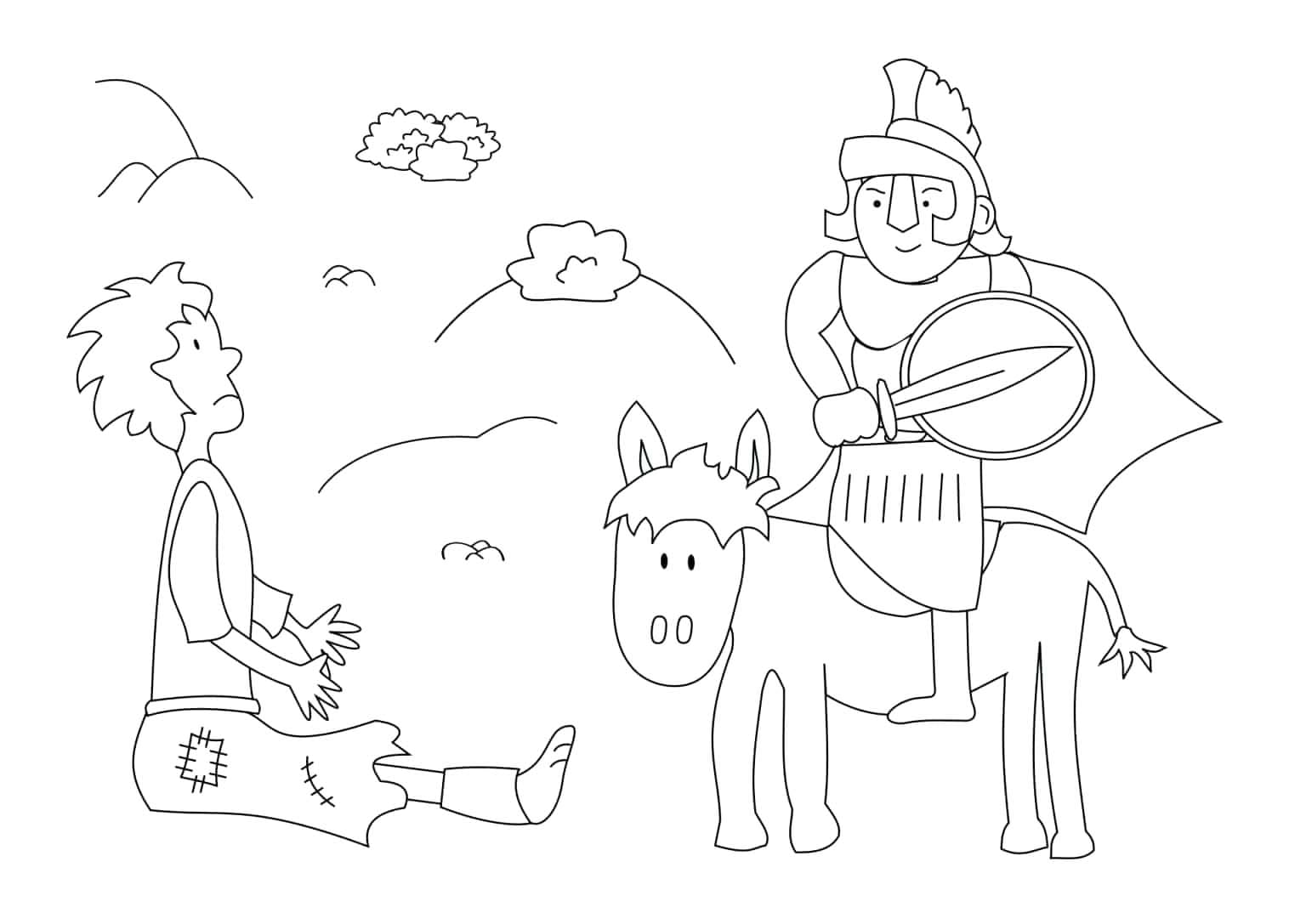 San Martino'yu kolay Boyama Sayfası