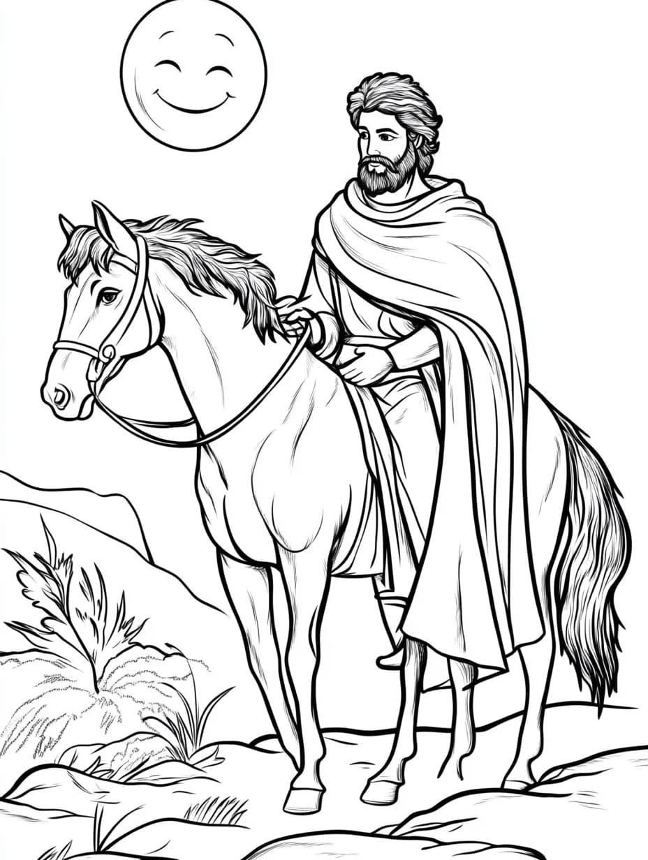 San Martino'yu ücretsiz yazdırılabilir şekilde çizin Boyama Sayfası