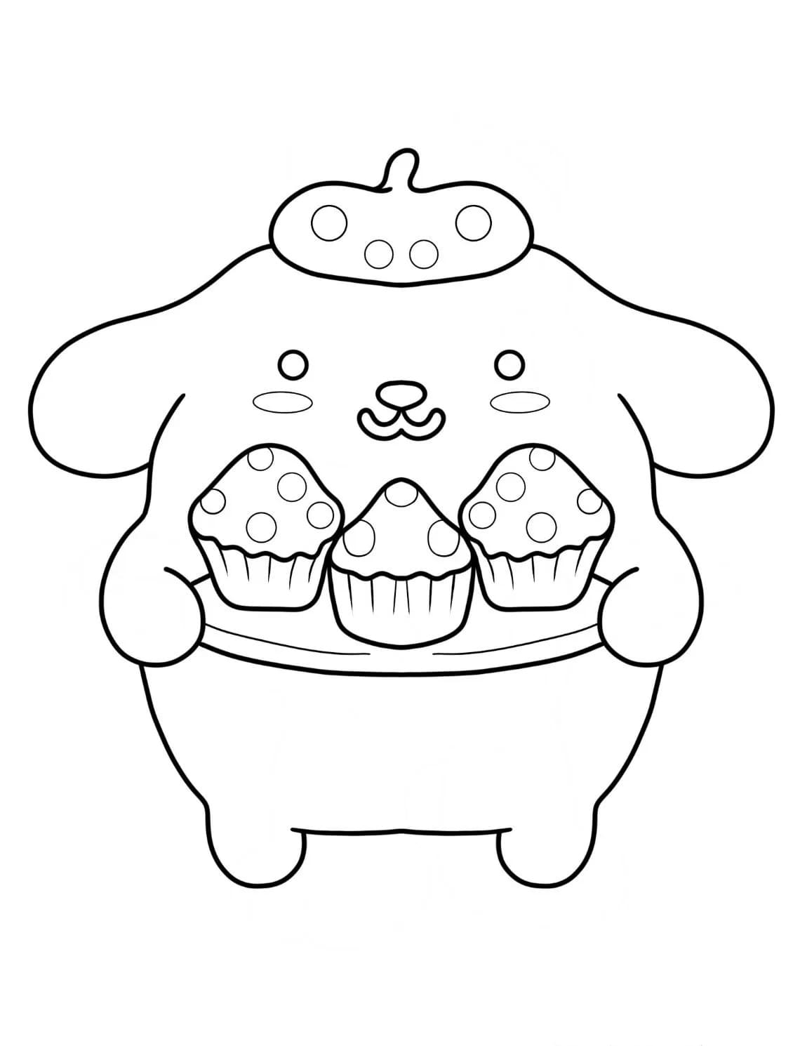 Sanrio çocuklar için ücretsiz yazdırılabilir Boyama Sayfası