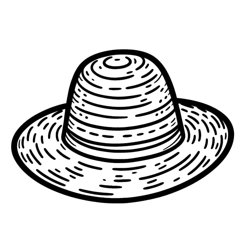 Şapka çizimi yazdırılabilir