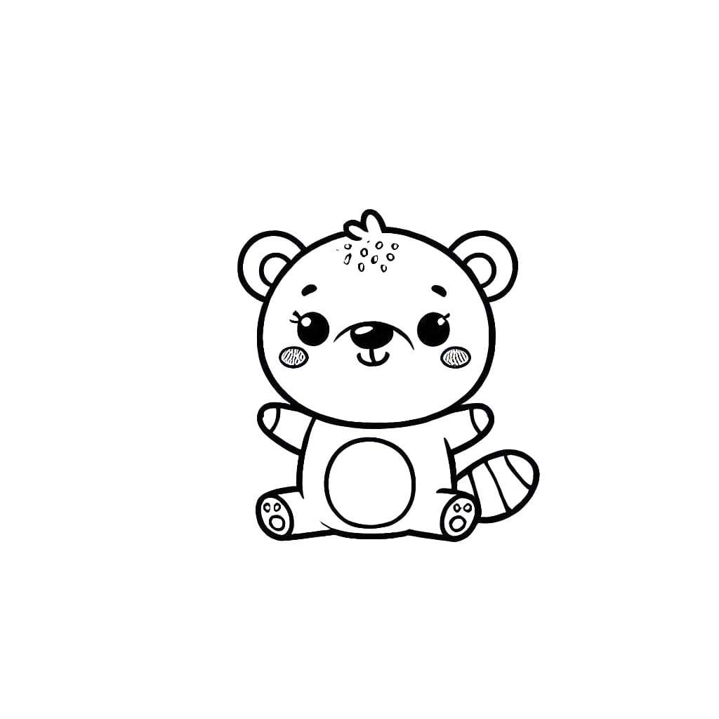 Sevimli Hayvan Çiz 7 Boyama Sayfası