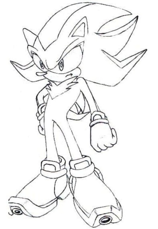 Shadow Sonic 6’i çiz
