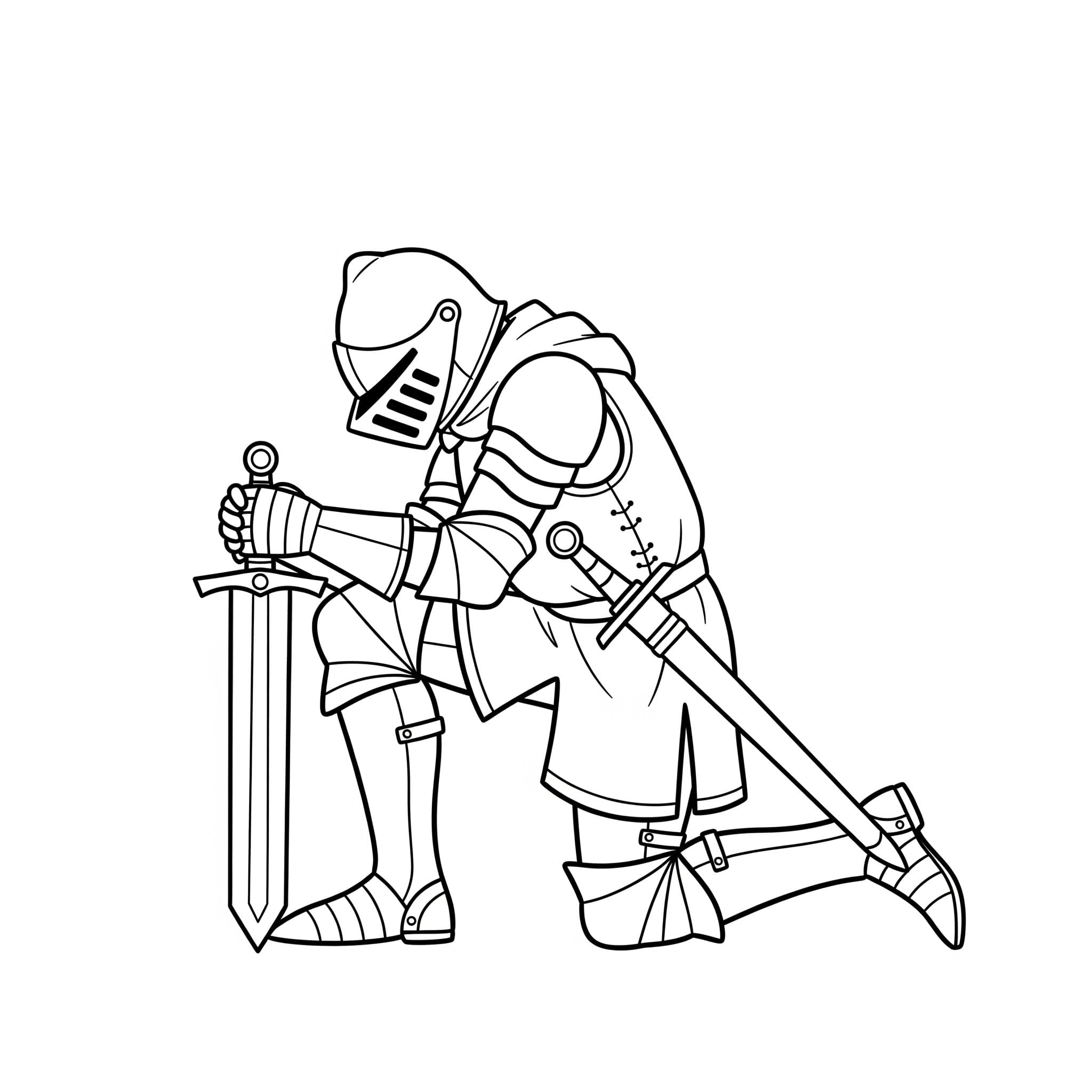 Şövalye 7 Boyama Sayfası