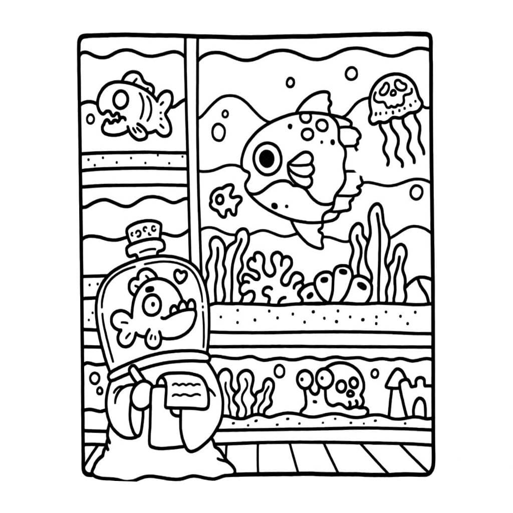 Spooky Cutie Çiz 2 Boyama Sayfası