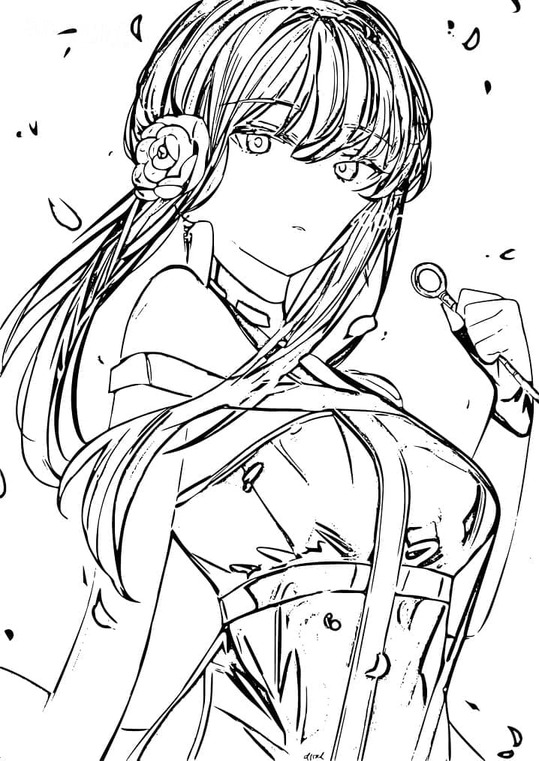 Spy x Family Görüntü Boyama Sayfası