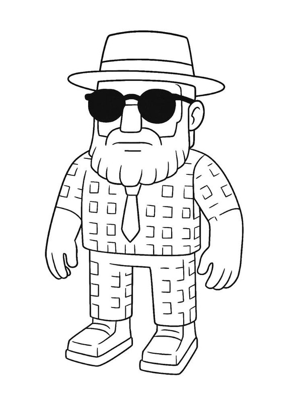 Steal a Brainrot Ücretsiz Boyama Sayfası