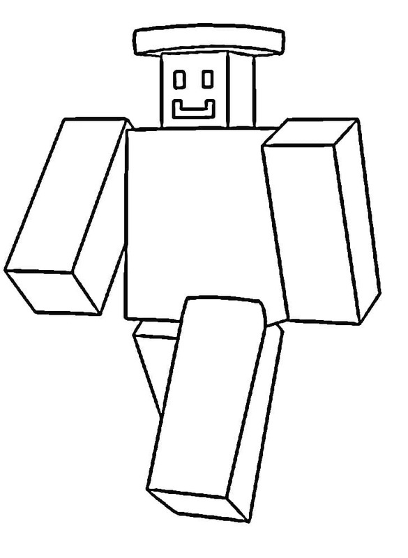 Steal a Brainrot çocuklar için temel Boyama Sayfası