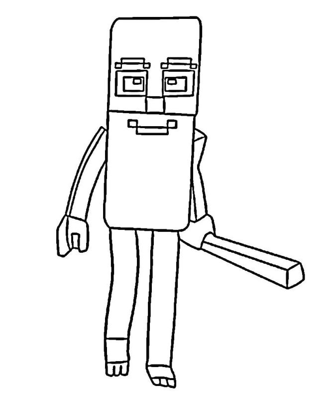 Steal a Brainrot çocuklar için yazdırılabilir Boyama Sayfası