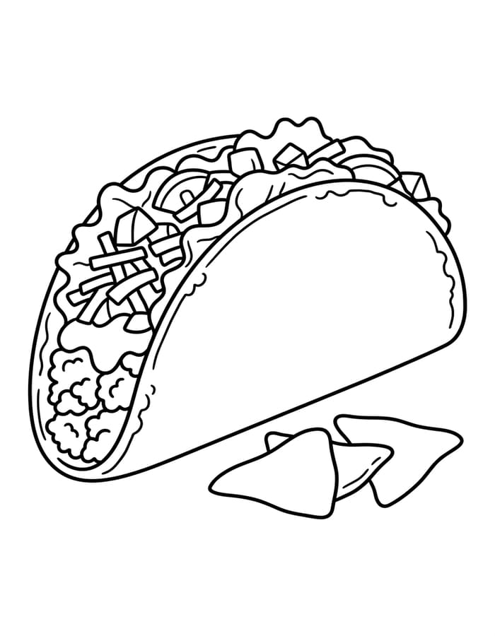 Taco Kolay Boyama Sayfası