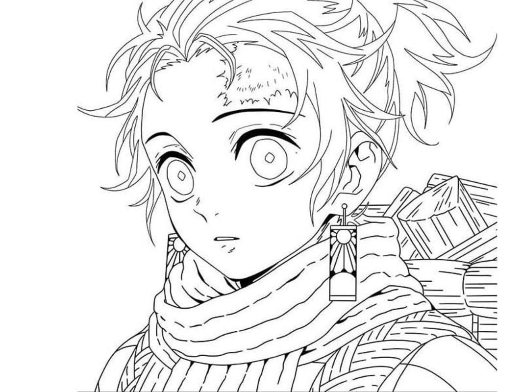 Tanjiro Boyama Sayfaları