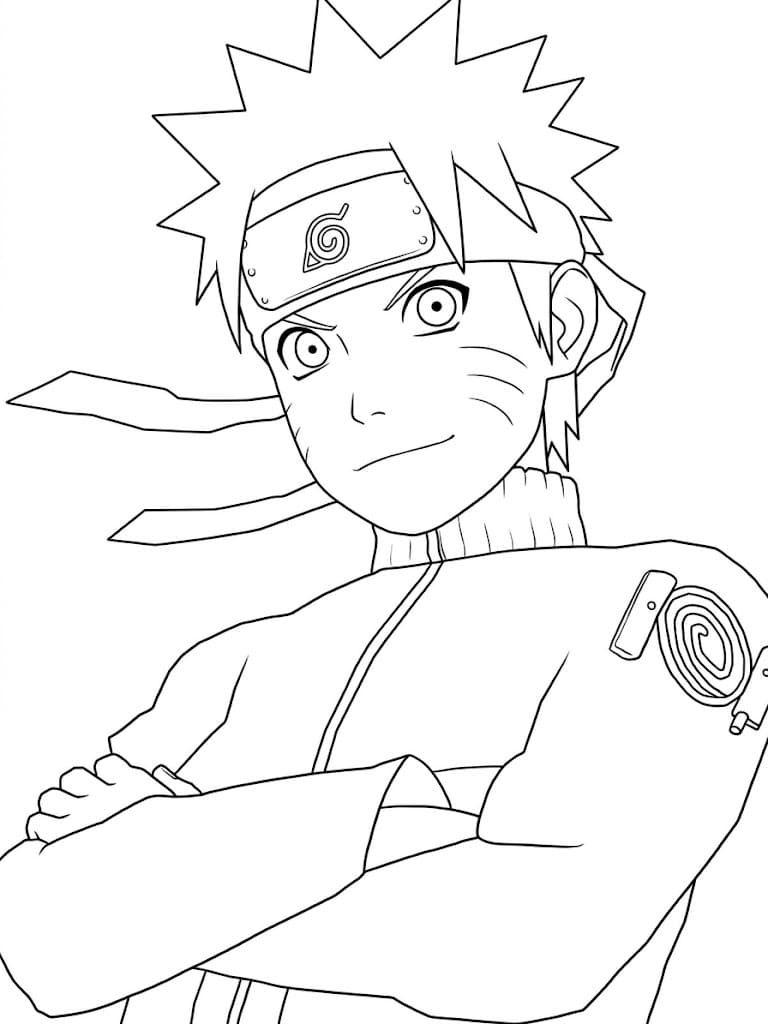 Temel Anime Oğlanları Çizim Boyama Sayfası