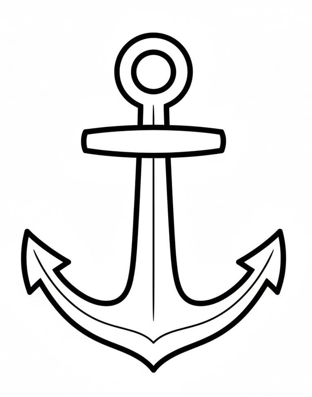 Temel Çapa resim Boyama Sayfası