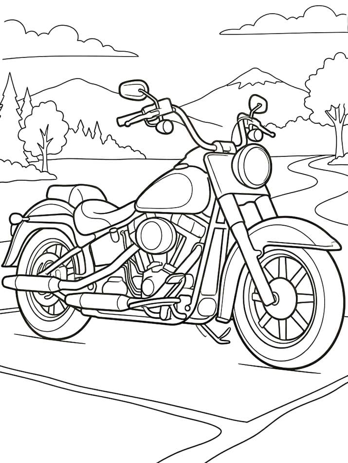 Temel Harley Davidson Çizim