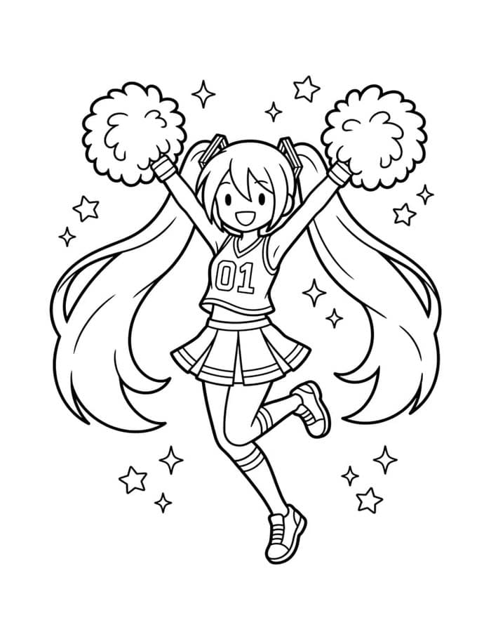 Temel Hatsune Miku Boyama Sayfası